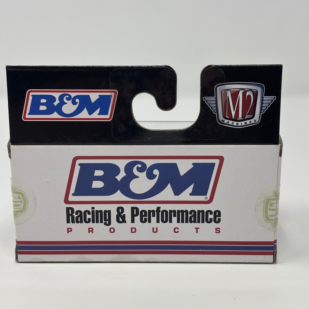 1966 Ford Mustang Gasser M2 Machines B&M Racing R97 24-139 White 1:64 Diecast - Picture 3 of 6